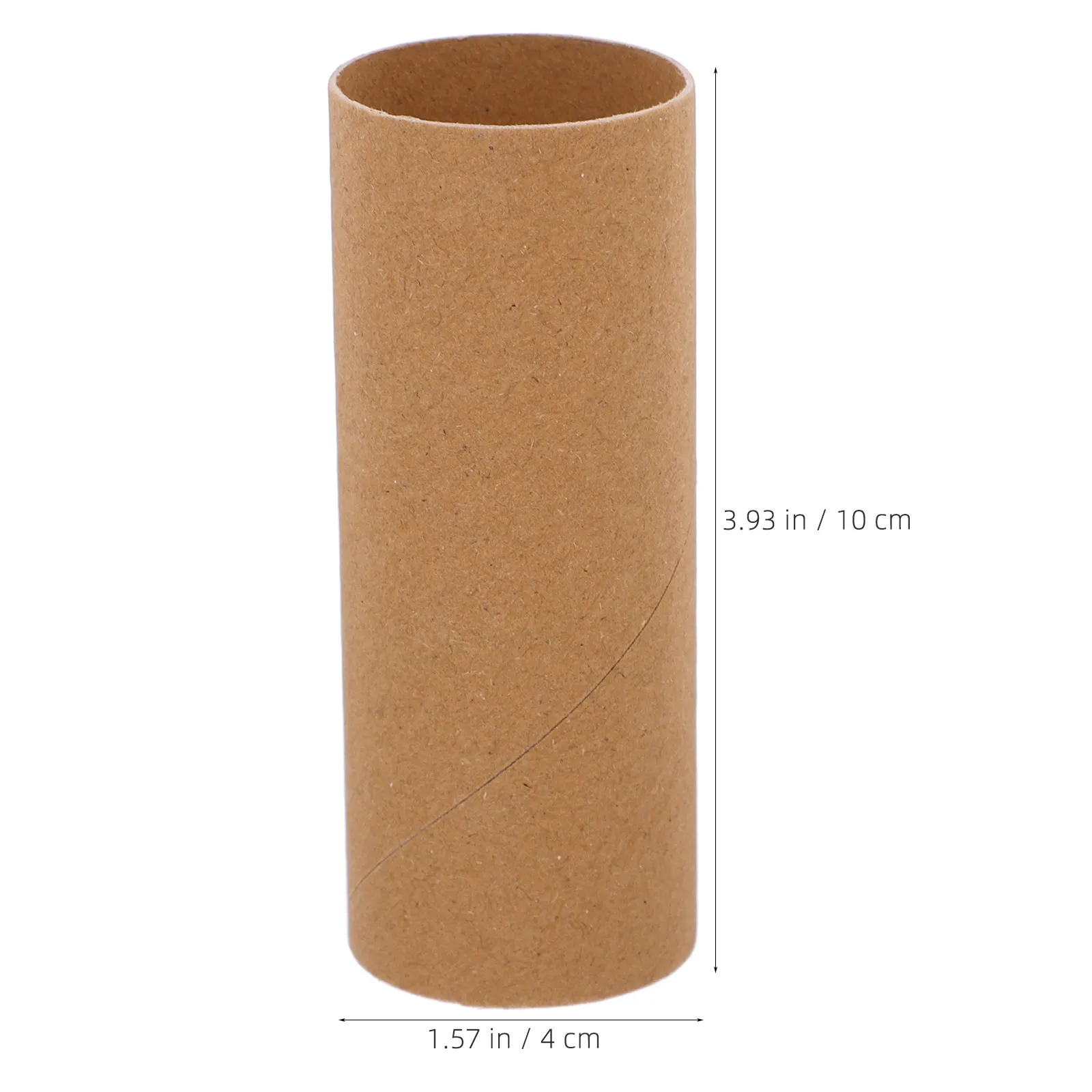 30Pcs Thick Round Cardboard Tubes 4x1.6 Inch Brown Paper Cylinder Craft Roll for Wool Ball Storage Dried Flower Arranging DIY