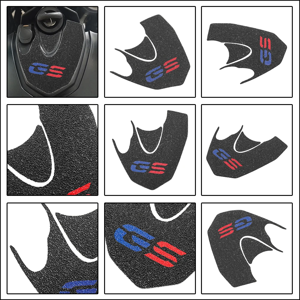 Almohadilla de tanque de combustible de motocicleta esmerilada, pegatina protectora de llave, pegatina apta para BMW F700GS F800GS F 700 800 GS 2013 2014 2015
