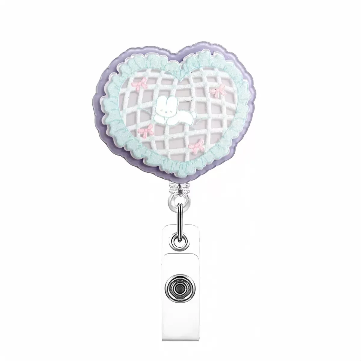 Cartoon Fruit Badge Reel Retractable ID Lanyard Name Tag Card Badge Holder Clip Doctor Nurse Office Supplies