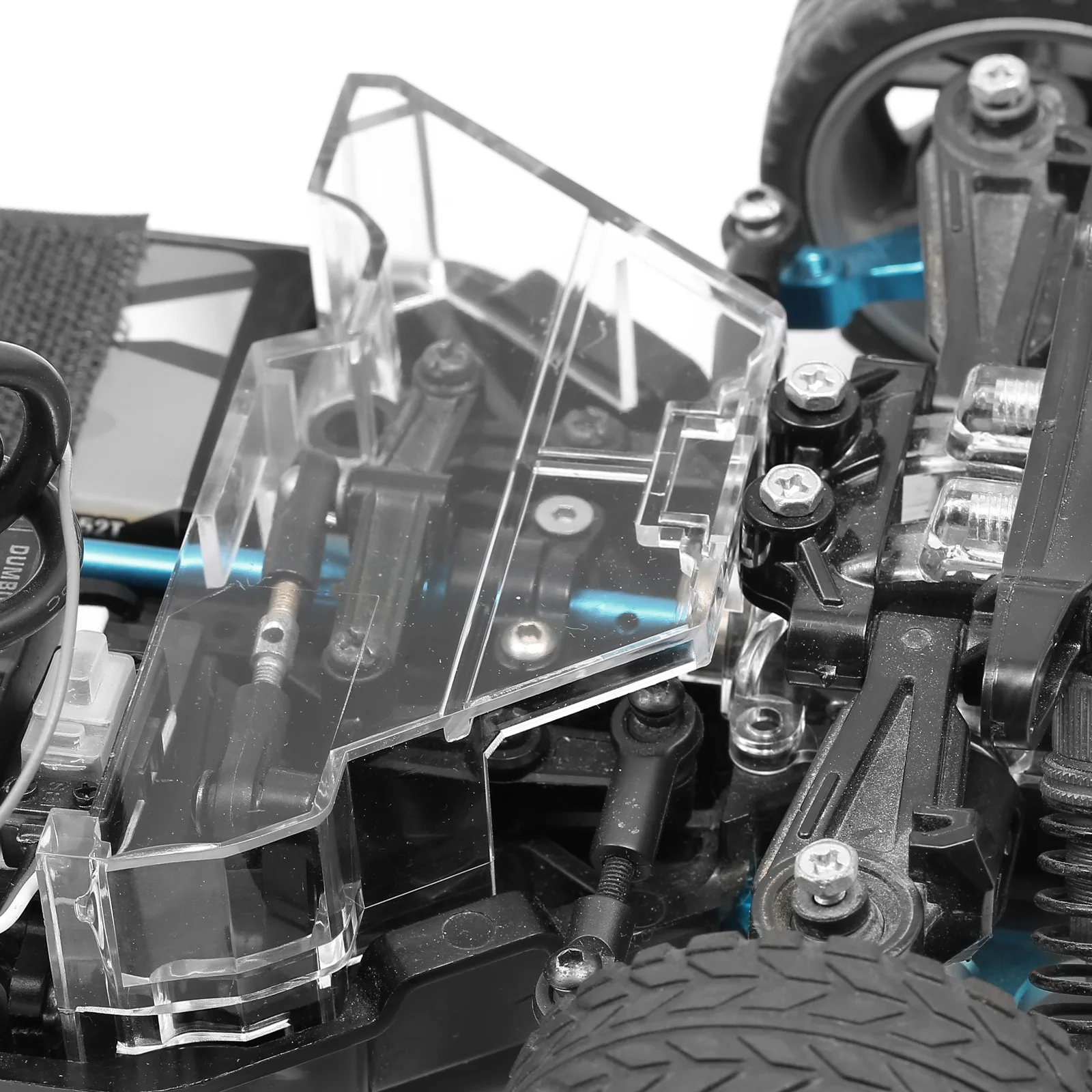 Steering Group Transparent Cover Dust Cover Sand Cover for TAMIYA 1/10 TT02 TT-02 TT02B Upgrade Parts Kit RC Car OP Accessories