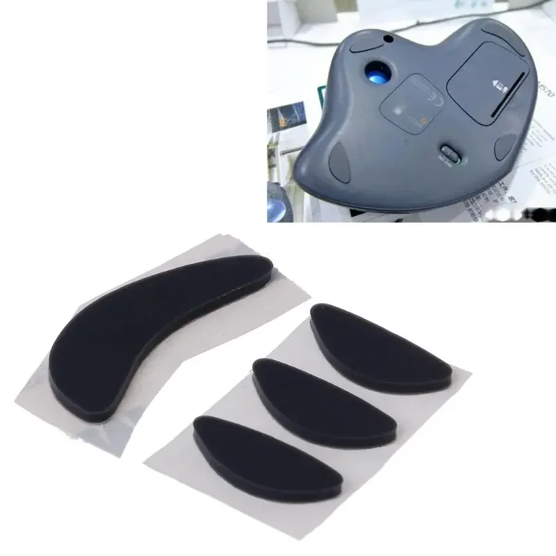 2 Sets Mouse Feet Mouse Skates for Logitech M570 - Thickness 1.1mm