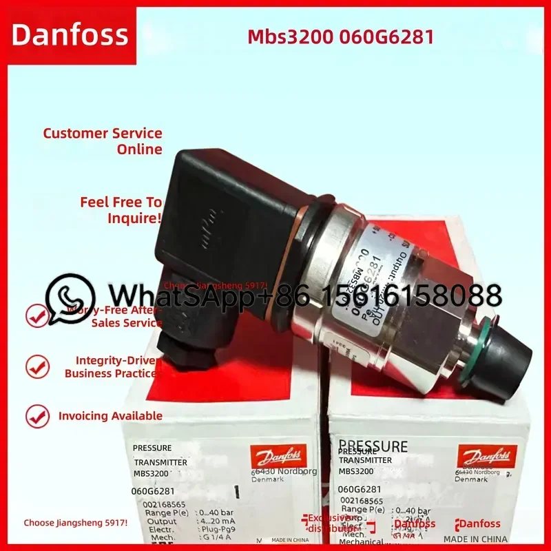 Danfoss MBS3200 Pressure Transmitter 060G6663 060G6281 060G6580 060G6581 060G6582 060G6583 060G1676 060G5886 060G1732  060G17
