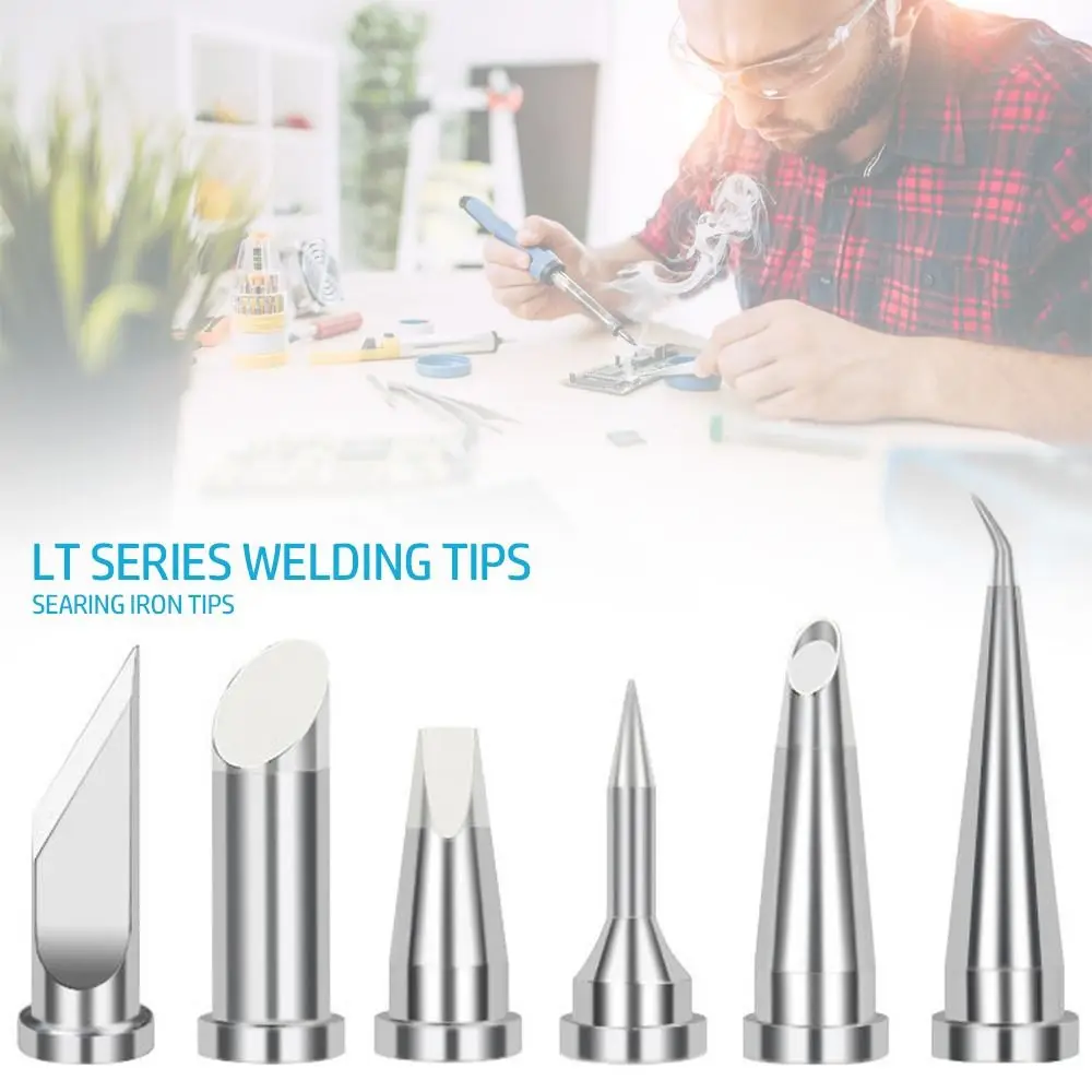 Oxygen-free Copper LT Series Welding Tips Horseshoe Shape Lead Free Solder Head for Weller WSD81 WD1000 WSP80 WP80