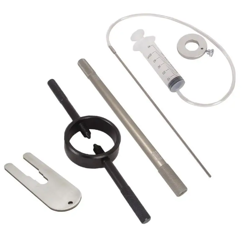 Essential Comprehensive Adjustable Motorbike Fork Tube Maintenance Oil Level Measurement And Spring Compression Tool Set