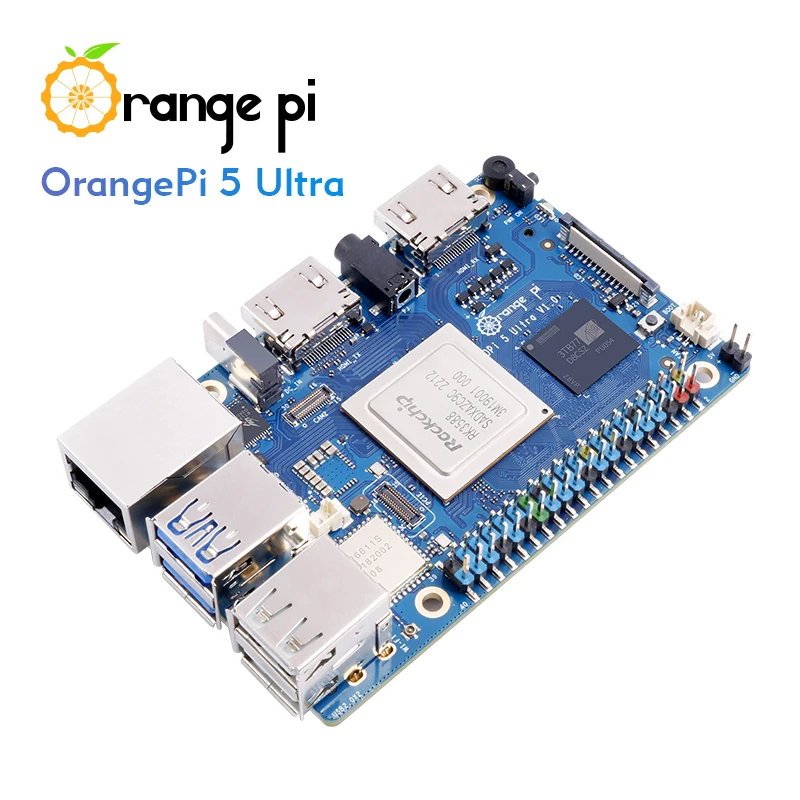 Orange Pi 5 Ultra 16G Ram RK3588 DDR5 Single Board Computer WiFi+BT M2 SSD 6TOPS NPU OrangePi5 Ultra Mini PC Run Android12 Linux