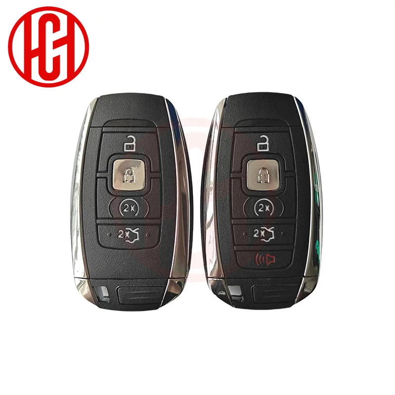 

4 5 Bottons Car Key Fob Case Shell Housing for Lincoln Continental MKC MKZ MKX Navigator Nautilus 2017 2018 2019 2020