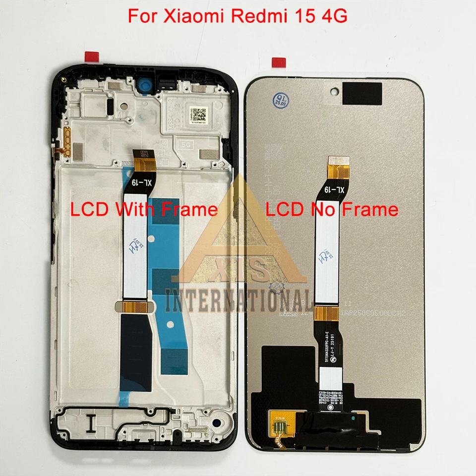 Display LCD Di Ricambio Per Xiaomi Redmi 15C 4G – Schermo Touch Con Cornice E Kit Attrezzi, 25078RA3EE (Nero) - 5