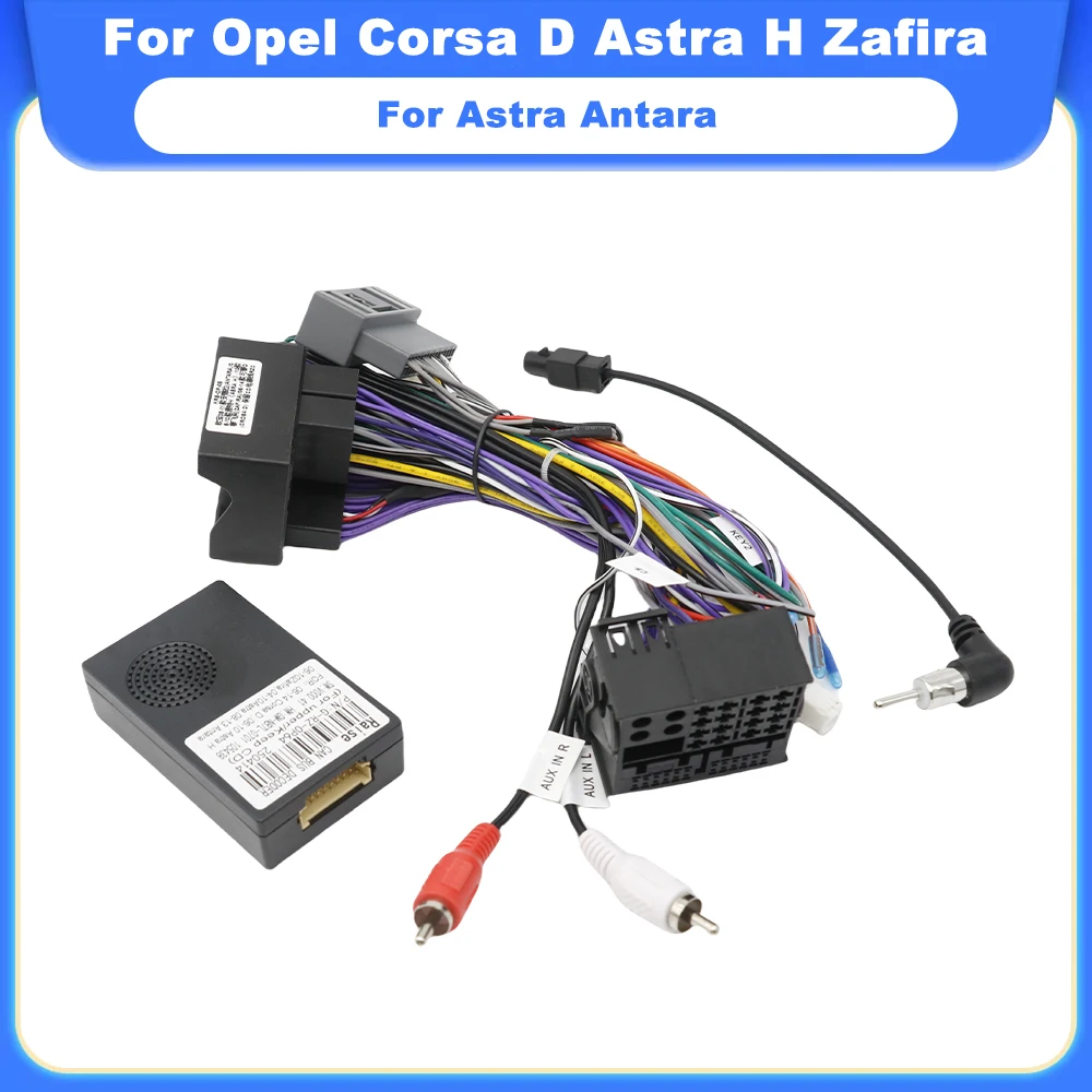 

16-контактный кабель-адаптер, автомобильный кабель для Opel Corsa D Astra H Zafira Astra Antara, проводной адаптер Canbus Box