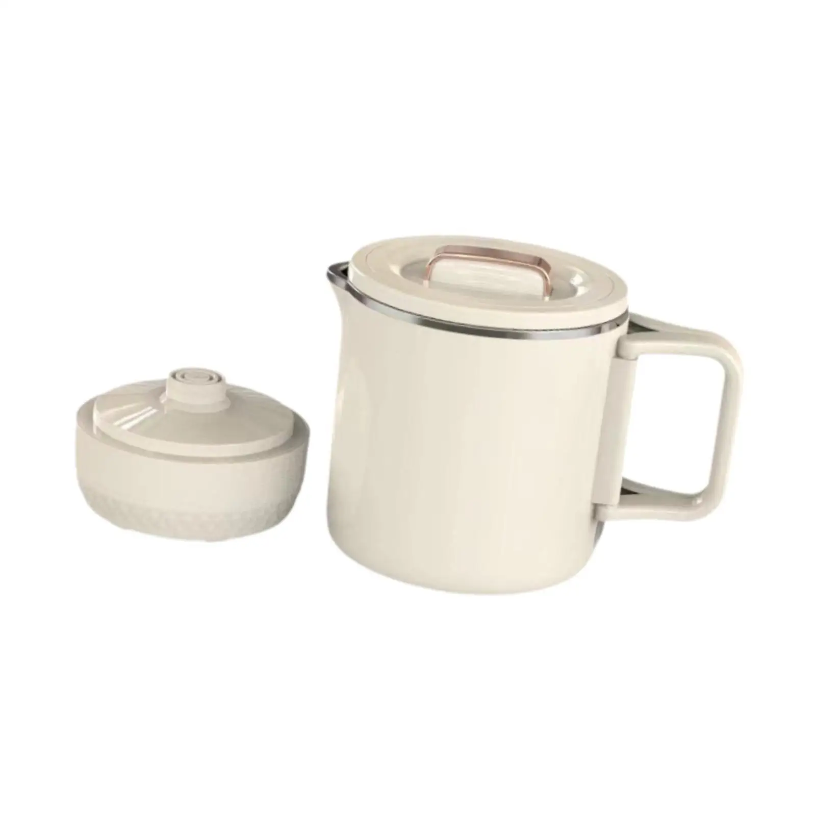 Water Kettle 800ml Practical Multifunctional Cooker Pot Mini Travel Electric Kettle for Office Hotel Outdoor Kitchen Camping