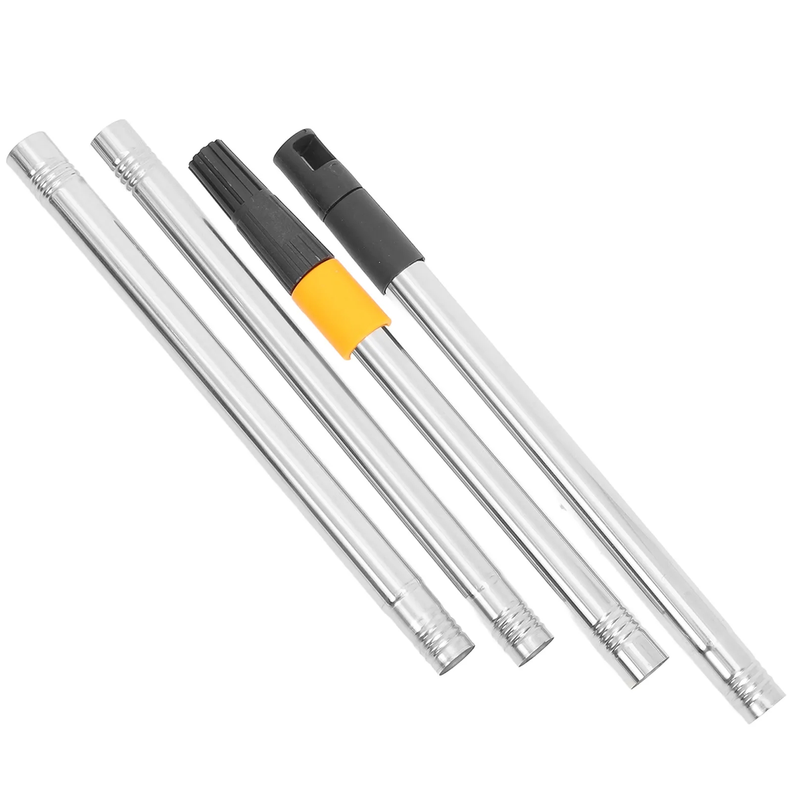 Telescopic Paint Extension Pole Stainless Steel 1.2 to 2.4 M Adjustable for Walls Ceilings Indoor Outdoor Painting No Splatter