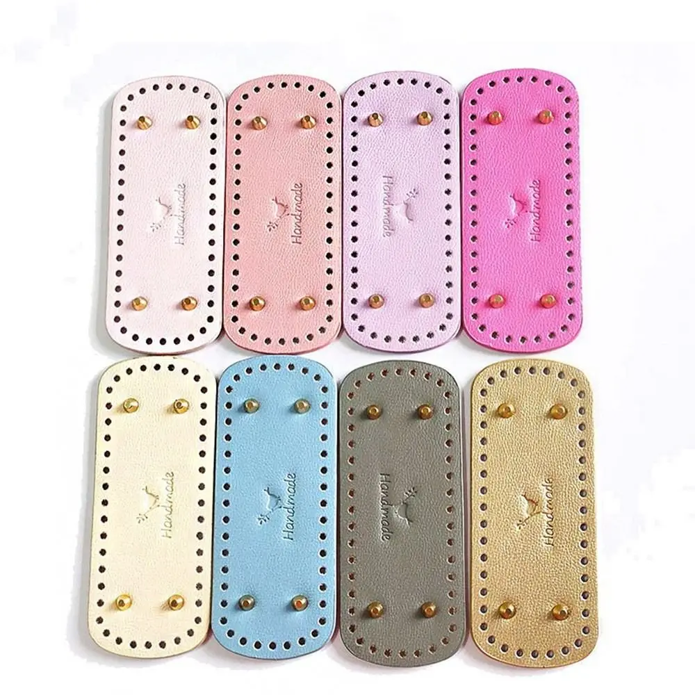 دائم 8x20 سنتيمتر حقيبة قيعان DIY بها بنفسك اليدوية مع ثقوب طويلة أسفل حقيبة الملحقات مقاومة للاهتراء لحقيبة محبوكة #2