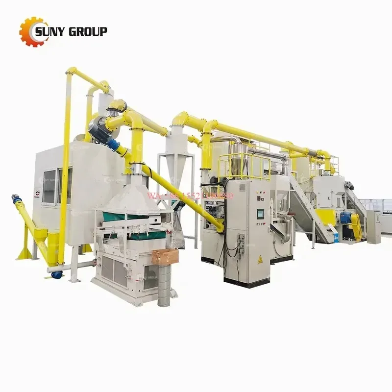 wmwmnu Solar Photovoltaic Panel Recycling Machine Line Metal Separation System for Bifacial Monofacial Panels