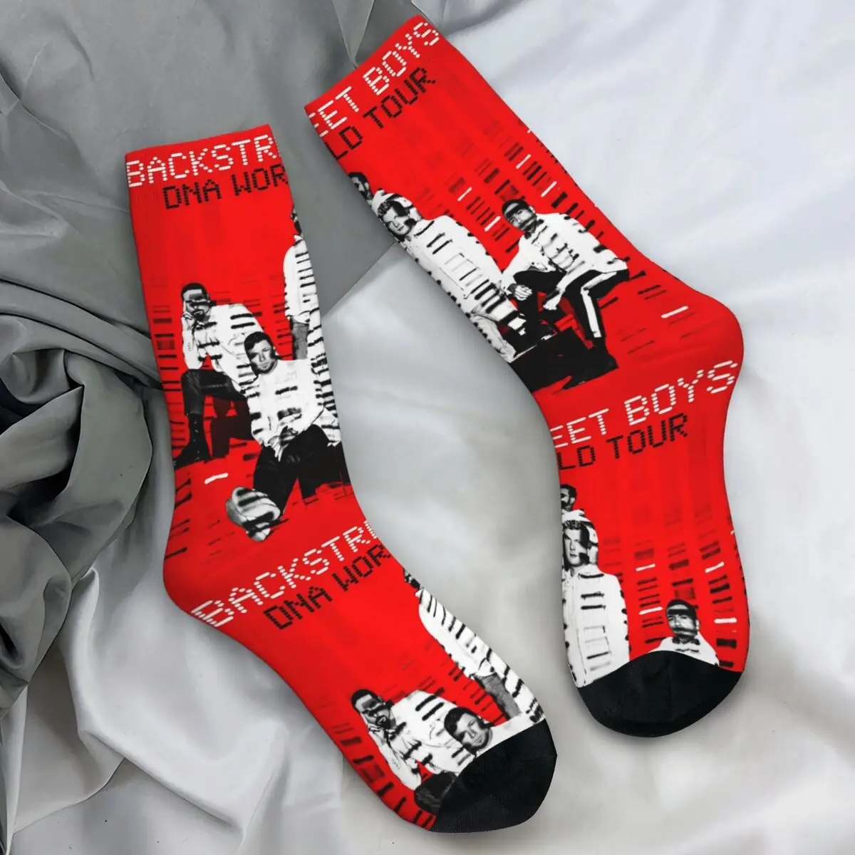 Backstreets Calcetines para niños canciones Medias novedosas Calcetines antideslizantes de invierno para mujeres y hombres Calcetines de escalada de diseño de alta calidad