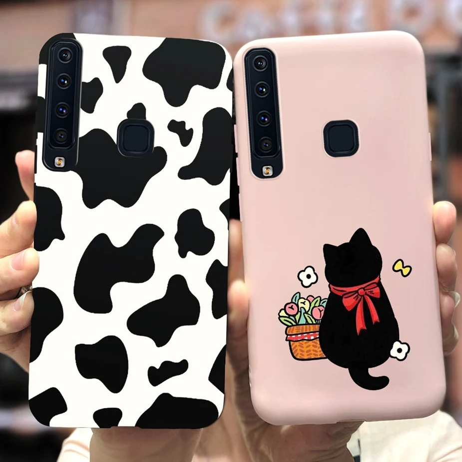 For Samsung Galaxy A9 2018 Case SM-A920F Soft Silicone Stylish Candy Painted Back Cover Phone Case For Samsung A 9 A9 2018 Coque