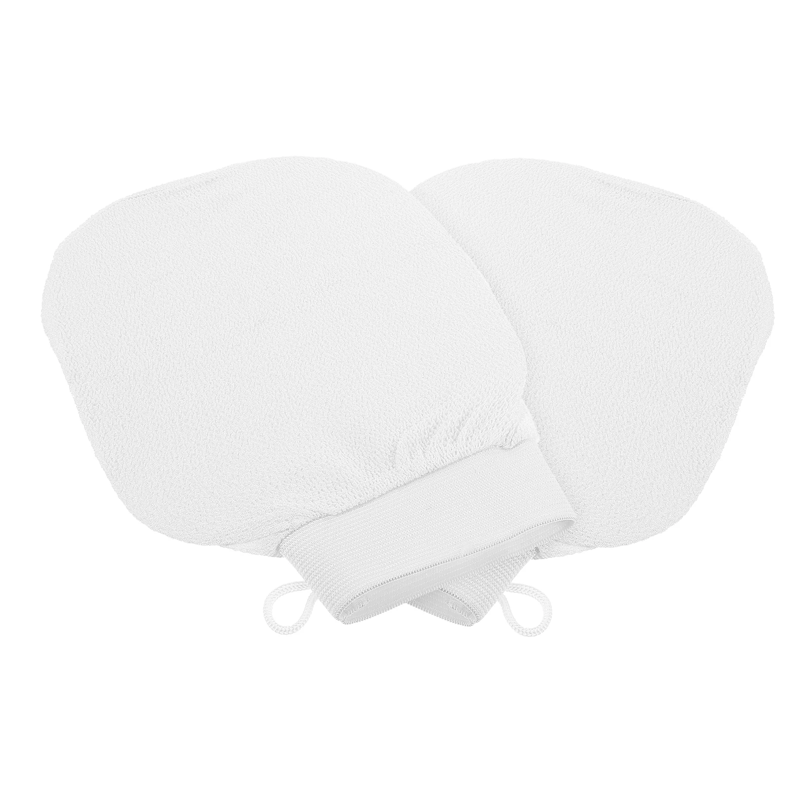

2 Pcs Exfoliating Gloves Wash Bath Scrubber for Shower Cleaning Dead Skin Removers Hand Frosted Mittens