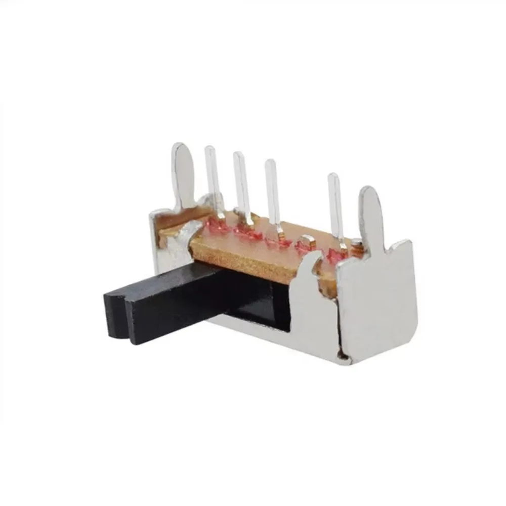 

10pcs DC 50V SK13D07VG4 Slide Switches 4 Pin 3 Position Mini Slide Switches 0.5A Right Angle Slide Switches Electronic Projects