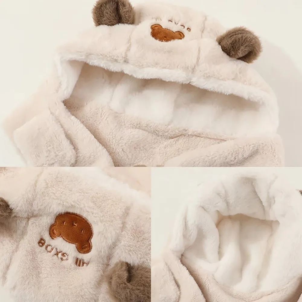 

Soft Warm Fluffy Fur Hat Ear Protection Windproof Warm Cap Lightweight Cartoon Beanie Winter