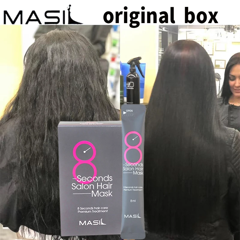 Bild 6: Masil Haarmaske Reisegröße 8 Sekunden Salon CNC Haarpflege Flüssigessenz Conditioner Anti-Haarausfall Reparatur für geschädigtes Haar Shampoo