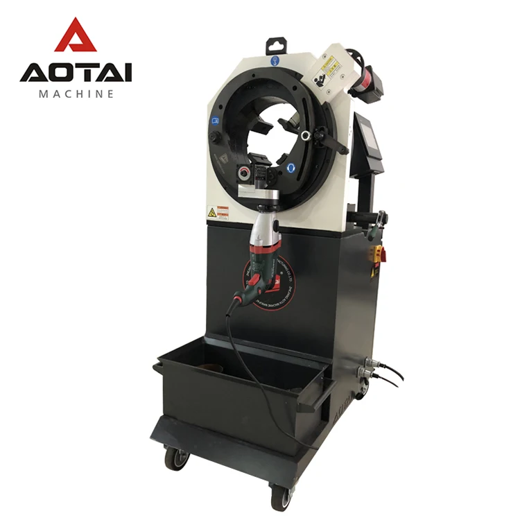 AOTAI OSK-420 215-420mm metabo motor NC Orbital saw blade Pipe Cutting Machine