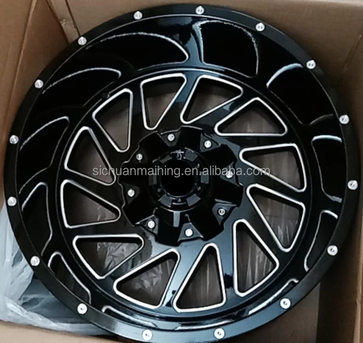 Off Road Wiel 20 Inch 6x139.7 4*4 Offroad Pickup Lichtmetalen Velgen Met Goede Kwaliteit 4x4 Velgen Past Voor Tacoma Wielen