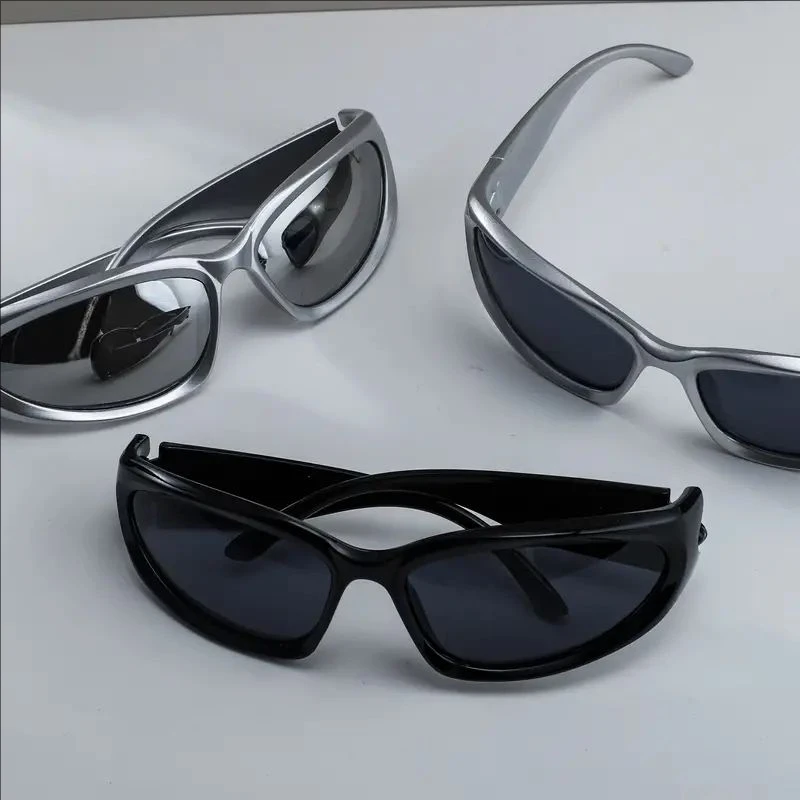 3PCS Sportbrille Y2K UV-Schutz zum Klettern, Laufen, Baseball, langlebiger PC-Rahmen und Objektiv – Detail 5