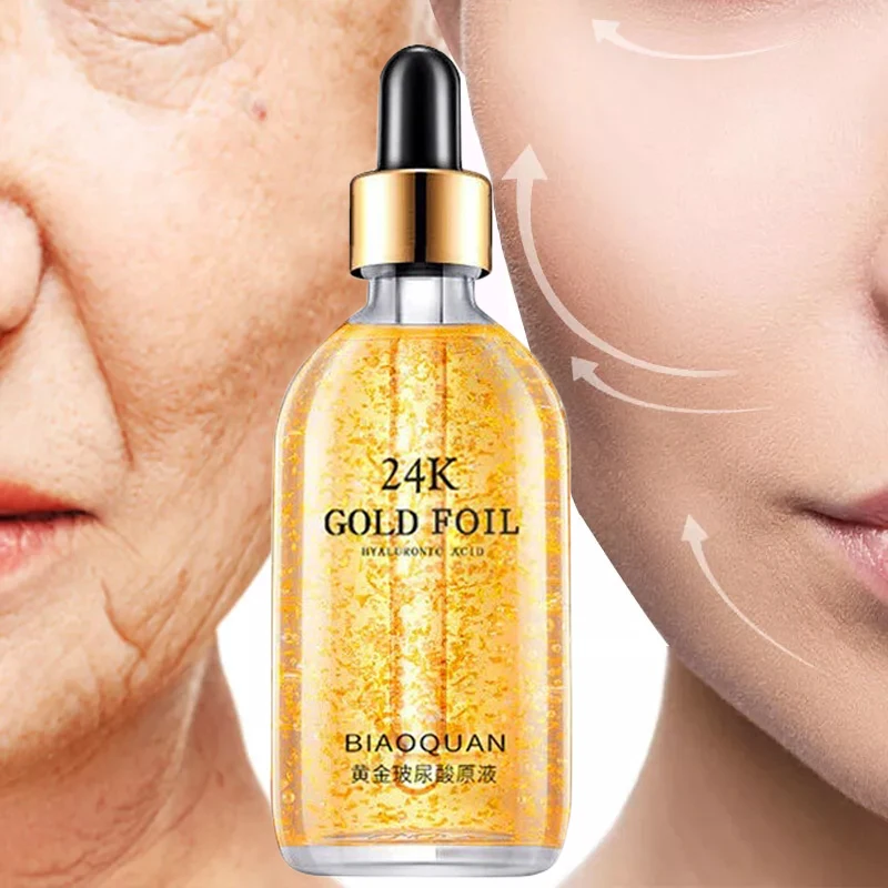 100ml Ginseng Essence Anti Aging Wrinkle Face Serum,Hyaluronic Acid Nicotinamide Facial Skin Lifting Firming Collagen Care Cream