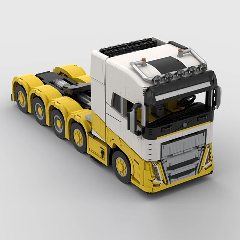 3652 pièces de transport FH16 10X4 tracteur MOC, blocs de construction modulaires personnalisables, conception créative, jouet éducatif DIY pour garçons, cadeaux de vacances