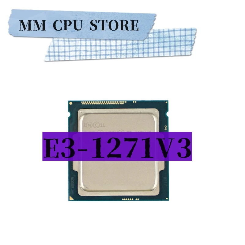 Xeon E3-1271 v3 E3 1271 v3 E3 1271v3 3.6 GHz Quad-Core Eight-Thread CPU Processor L2=1M L3=8M 80W LGA 1150