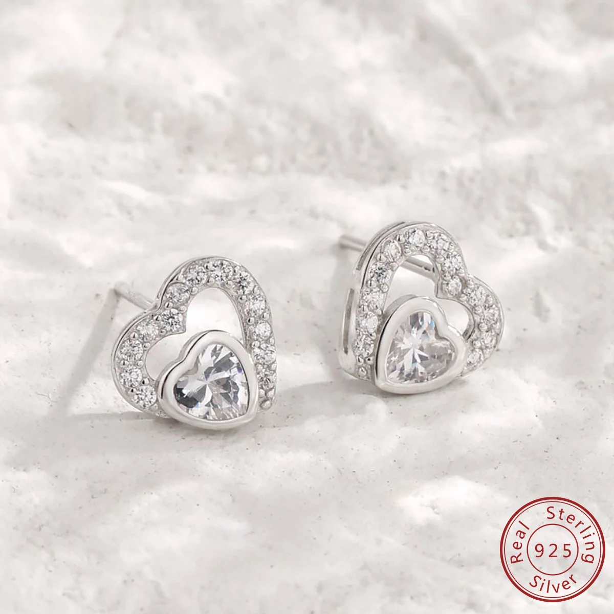 Новый продукт 2024, эксклюзивные женские украшения, 100% стерлинговое серебро 925 пробы с цирконием