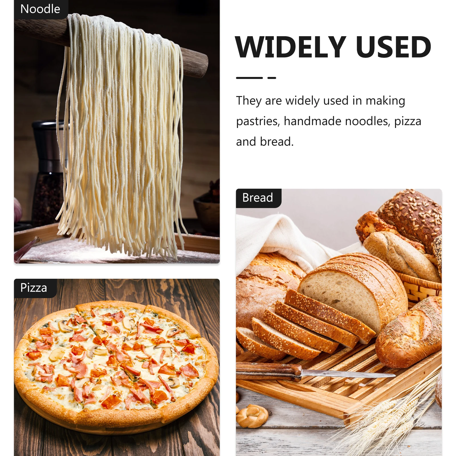 

Multifunctional Dough Roller Plastic Lattice Cutter For Pizza Pastry Noodles Baking Kitchen Gadget Waterproof Easy Clean