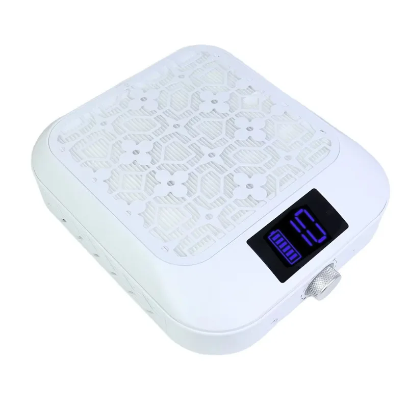 

Brushless Turbo Nail Cleaner with Light Emitting Diode Display, Portable Vacuum Cleaner for Manicures and Nail Art Projects