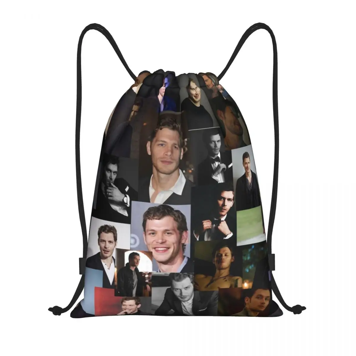 

Дневники вампира, сумка на шнурке для женщин и мужчин, портативный спортивный рюкзак для спортзала, Damon Salvatore, рюкзаки для хранения покупок