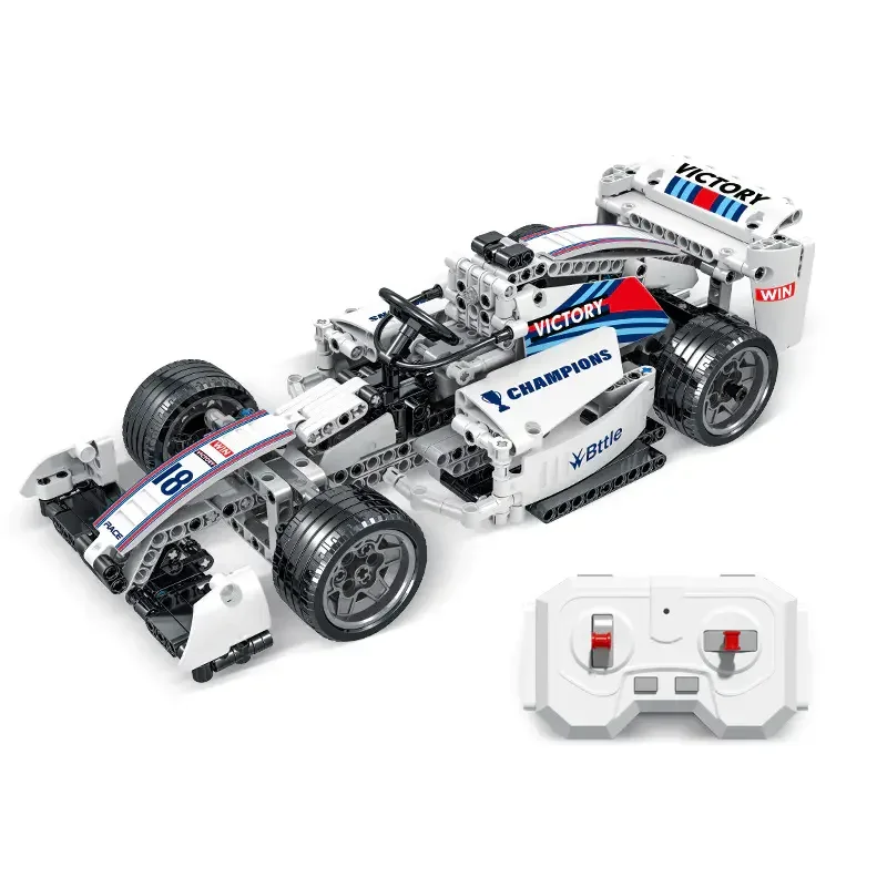 

Техническая MOC MORK 025001 F1 FW41 радиоуправляемая Гоночная машина модель 640 шт. строительные блоки головоломка игрушки для детей подарок