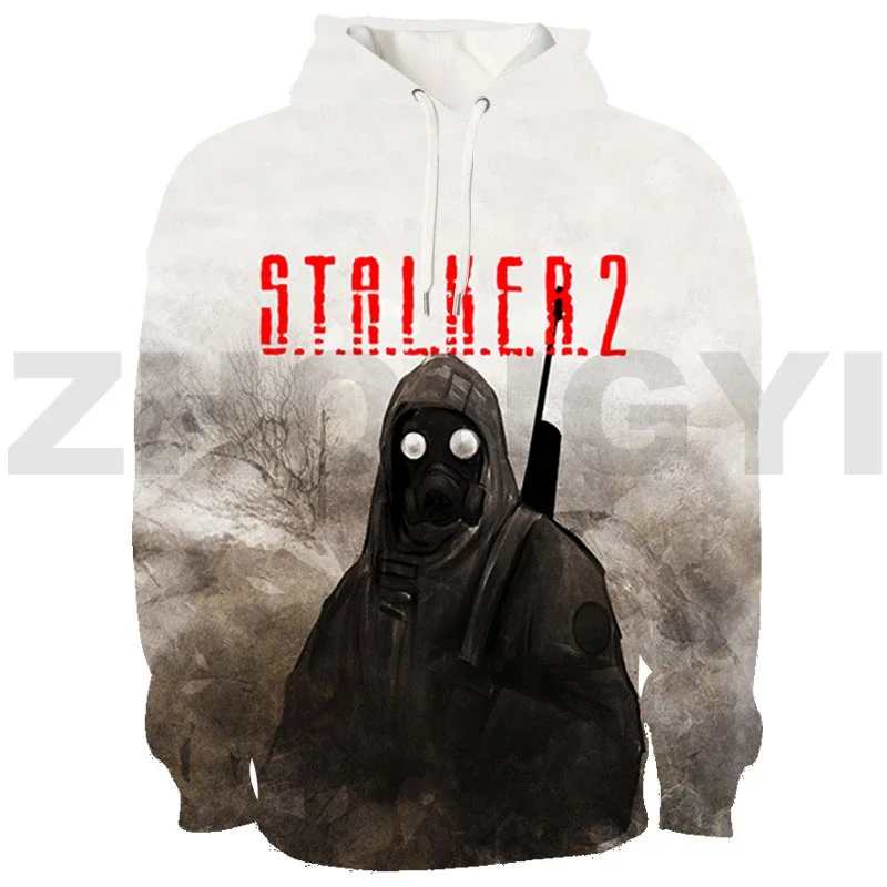 Fashion S.T.A.L.K.E.R. 2 Heart of Print Hoodie Plus Size Casual Shooting Stalker 2 Men Sweatshirt Daily Couple Clothes Tracksuit