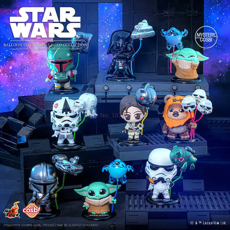 

Original Star Wars Balloon Cosbi Bobble-Head Collection Series Blind Box Mini Figure Collectible Toy Blind Box Kids Gift