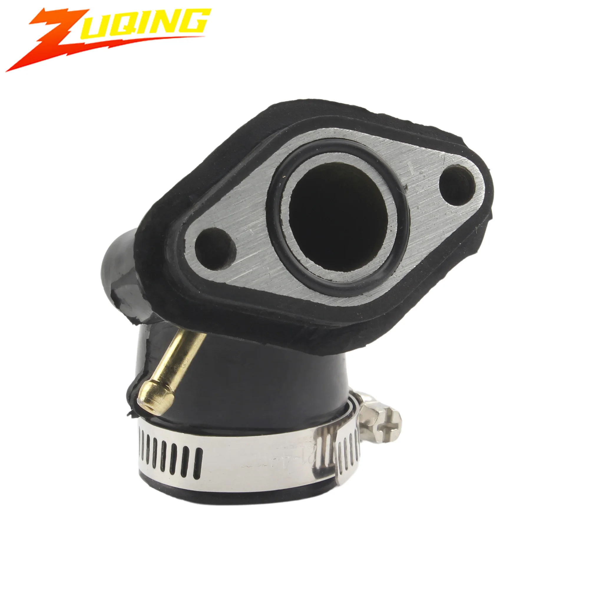 PD18 Universal Motorcycle Dirt Bike ATV Karting Carburetor Inlet Intake Pipe For GY6 50 80 100 Motorcycle Accessories