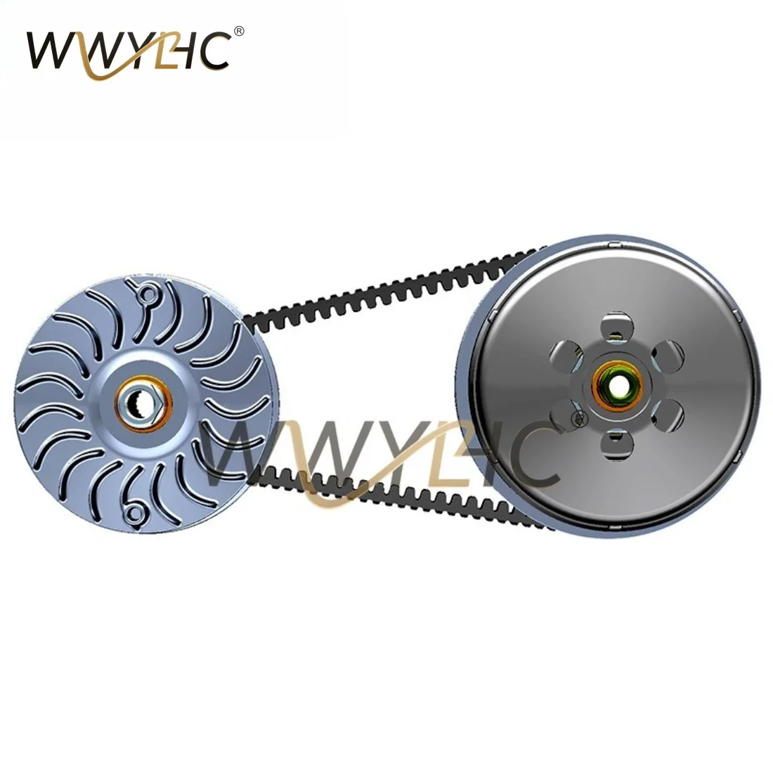 ZT350T-E/D/M Pedal V-drive Belt Leader/follower Moving Wheel Bowl Bow Ball Clutch