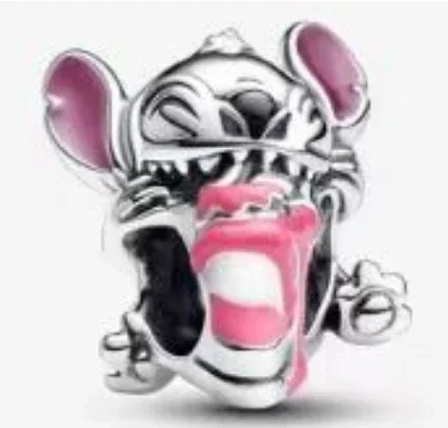 Disney 925 Srebrne koraliki łańcuszkowe Myszka Miki Minnie Charms Pasują do oryginalnych bransoletek Pandora DIY Biżuteria damska Prezenty