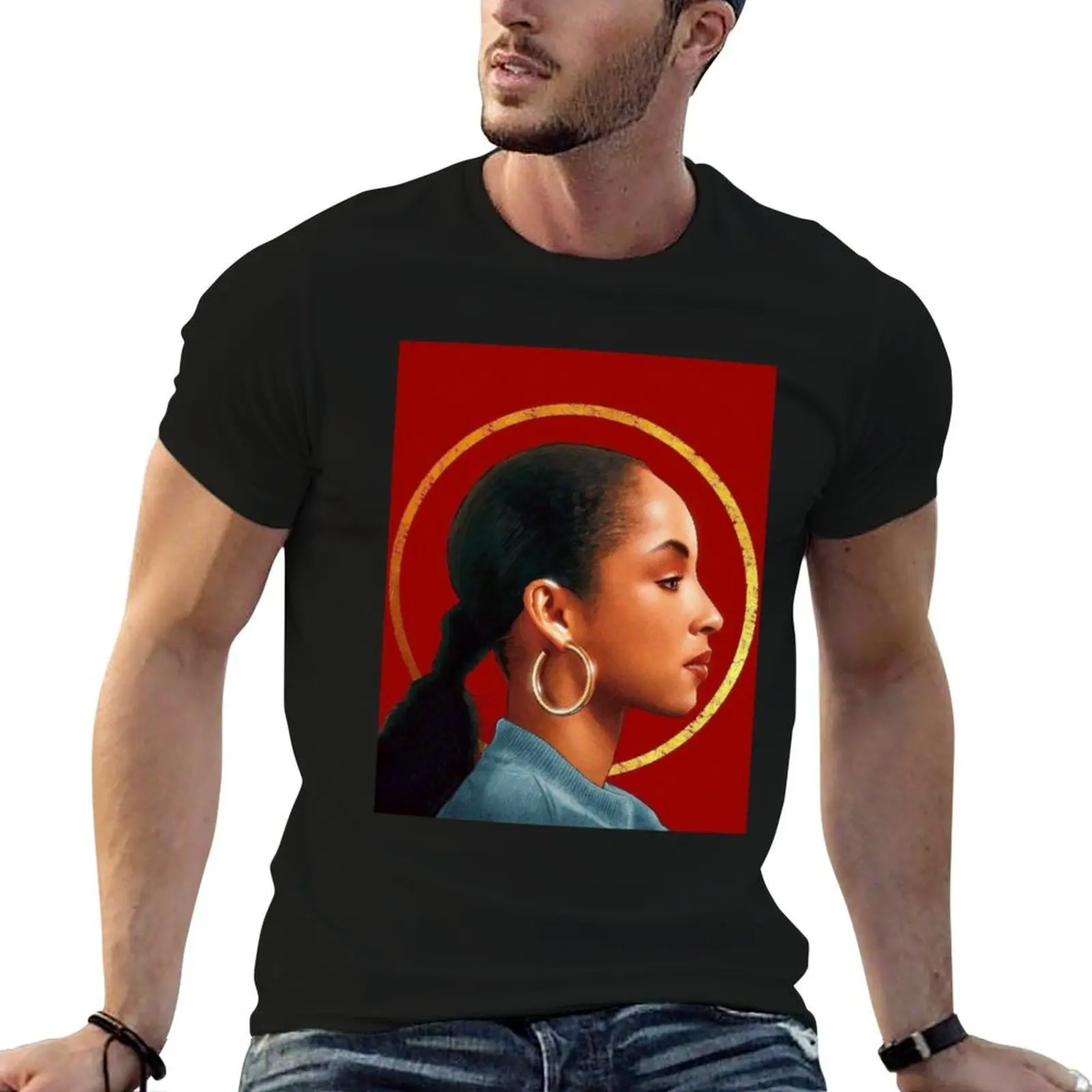 

graphic t for man t gift sade T-Shirt shirt lovers cotton Sade man shirts new heavy