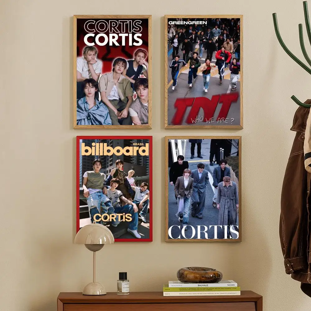 Group K-Pop CORTIS Poster HD Waterproof Wall Art Posters Self Adhesive Bedroom Living Room Home Decor Gift - view 3