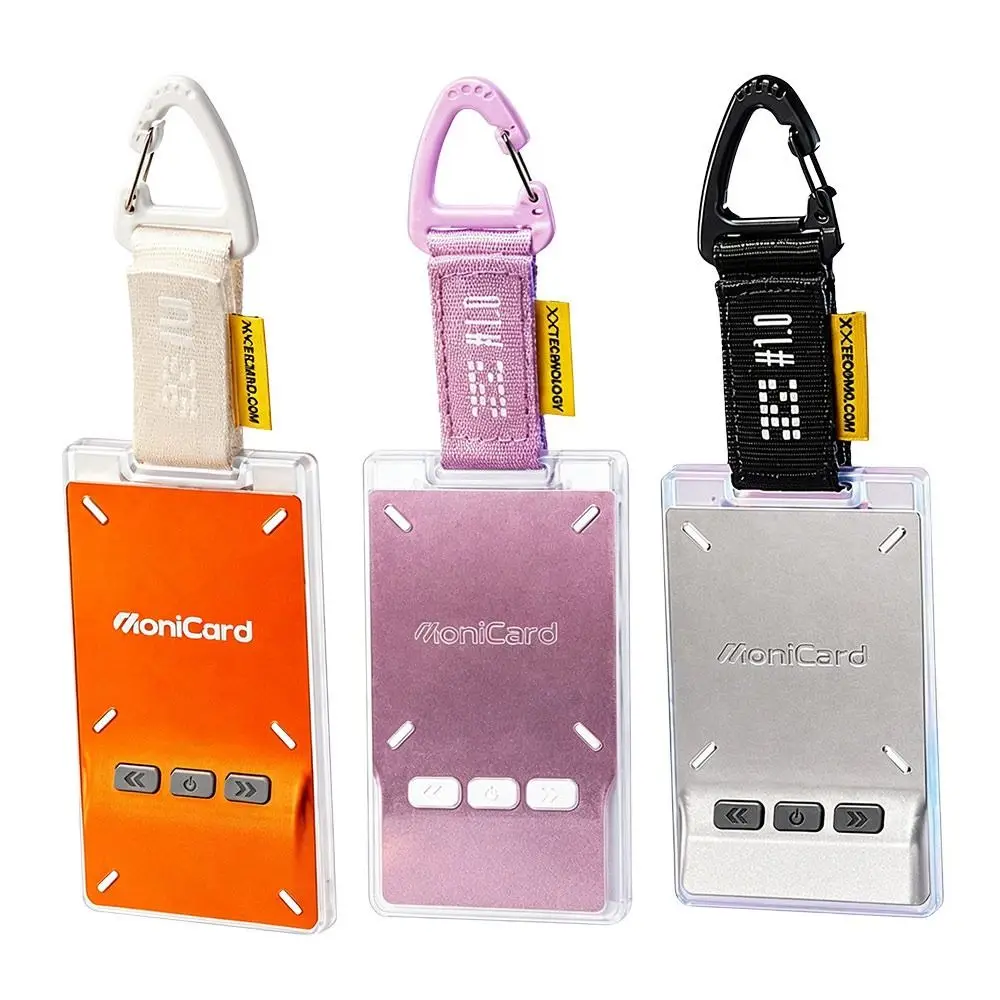HD Display Magic Card Electronic Pass Badge Rechargeable Desk Display Smart Digital Badge GIF Screen Anime Trendy Pendant