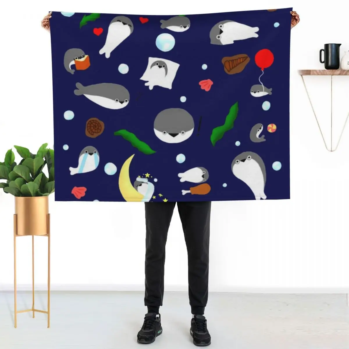 Sacabambaspis pattern Throw Blanket Bed linens Thin funny gift Quilt Stuffeds Hairys Blankets