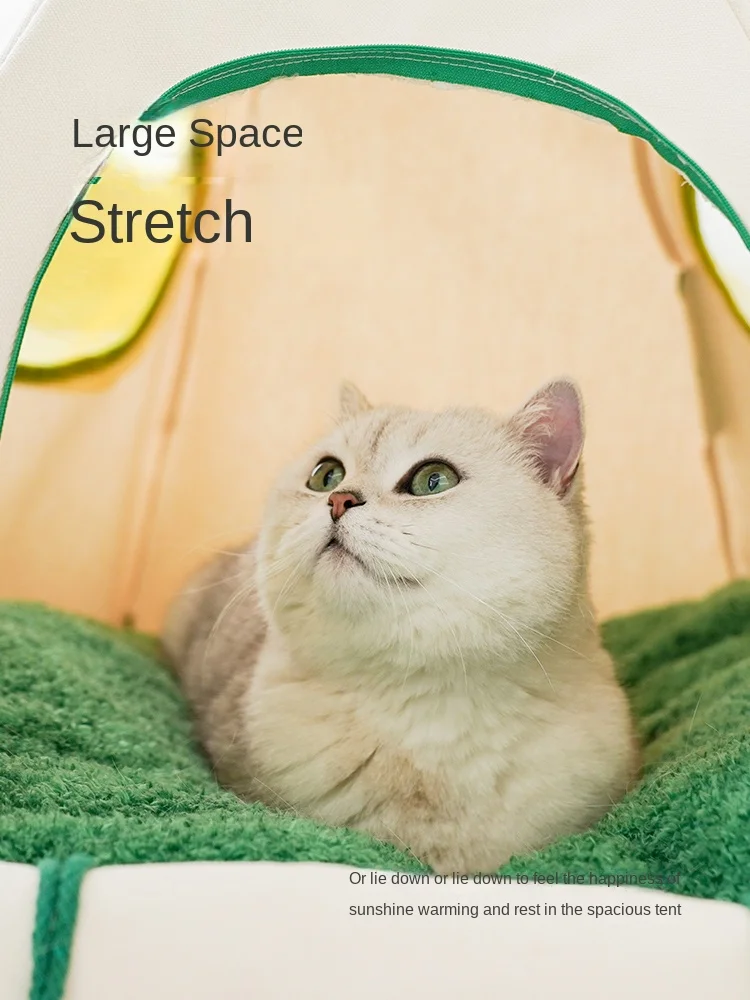 Dome cat litter tent universal semi-closed kennel all seasons removable and washable cat bed pet supplies collection