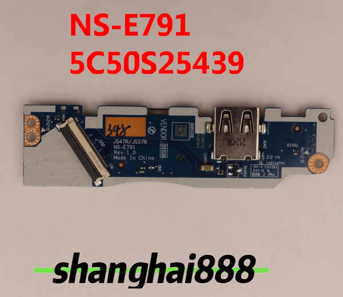 NS-E791 5C50S25439 for lenovo IdeaPad 1 14IGL7 82v6 USB board power button