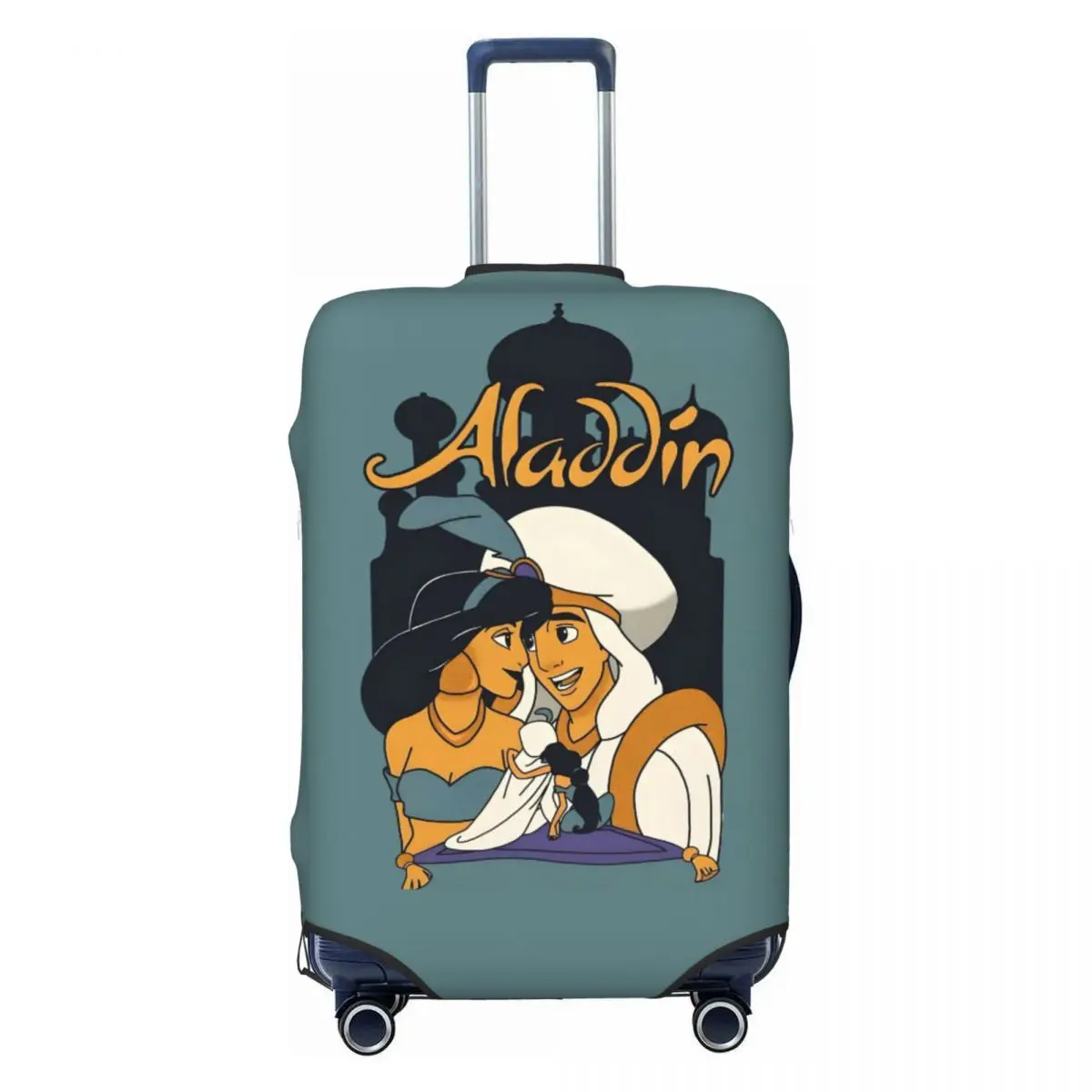

Custom Custom Cute Cartoon A-Aladdin Luggage Cover Protector Elastic Travel Suitcase Covers