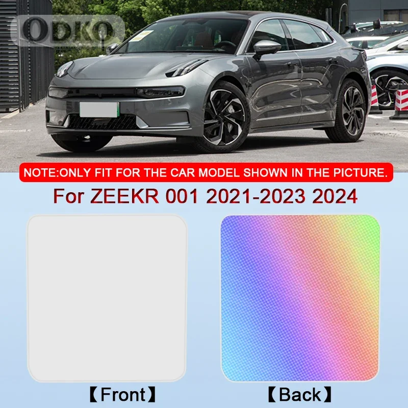 Car Clip-on Sunroof Skylight Blind Shading Cover Colorful Ice Crystal Auto Roof Sunshade Accessory For ZEEKR 001 2021-2023 2024