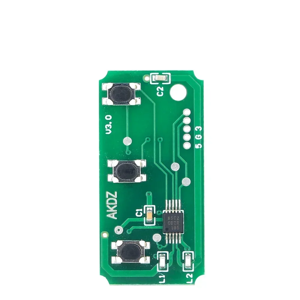 KEYYOU NEW Replacement For Ford Focus 2 3 Mondeo Fiesta C Max S Max Galaxy ID60 ID63 Chip 433MHz Car Key Circuit Board