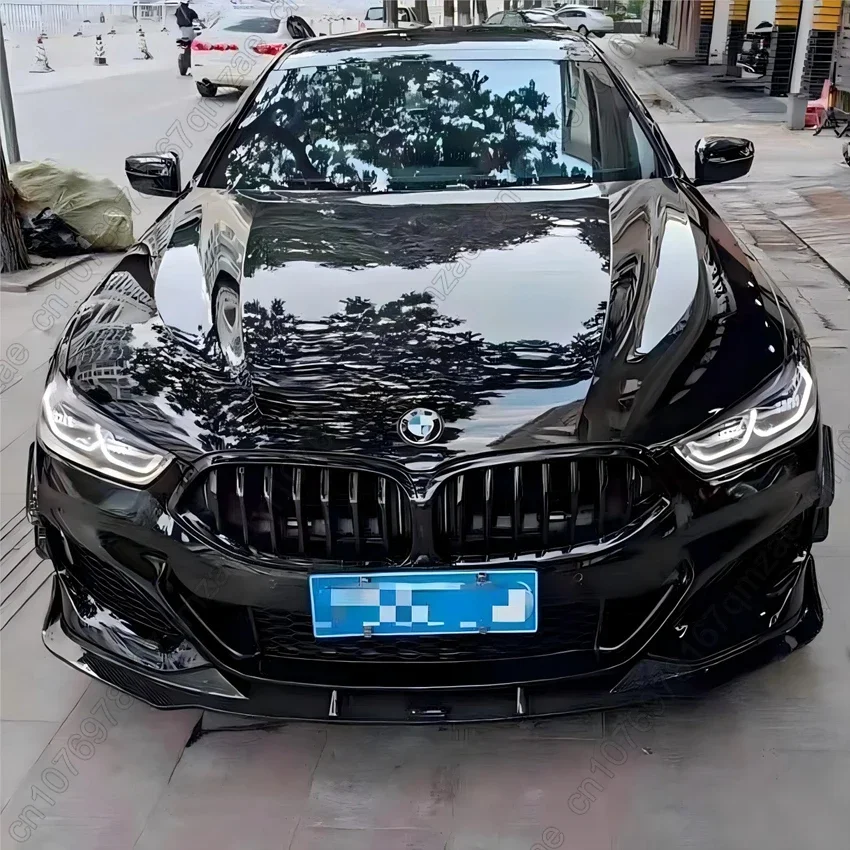 Cubierta protectora de barbilla delantera de coche para BMW 8 Series G14 G15 G16 m-sport 840i 840d M850i 2018-2024 Kits de difusor de alerón divisor de parachoques