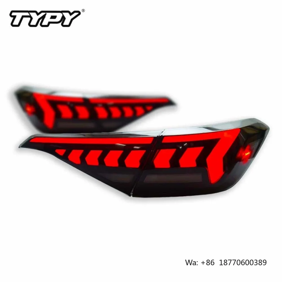 Новые красные задние фонари TYPY для автомобилей 2017-2020 годов с LED дневными ходовыми огнями и динамическими поворотниками