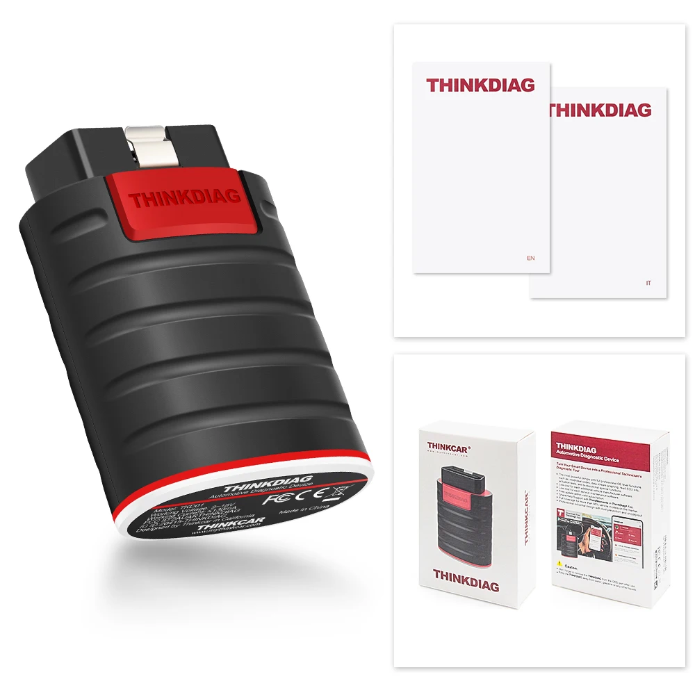 

THINKCAR Thinkdiag Full Systems Diagnsis All Car 16, сброс обслуживания OBD2, диагностический инструмент, кодирование ЭБУ, активный тест, 1 год бесплатно